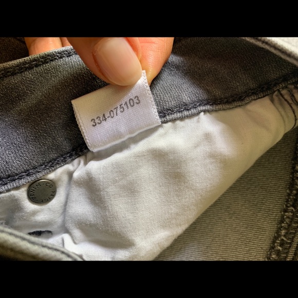 PAIGE VERDUGO ULTRA SKINNY GREY STONE WASH JEANS - Picture 6 of 7